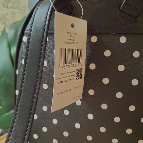 Kate Spade disney x kate spade new york minnie dome backpack Polka Dot Leather - Picture 2 of 7